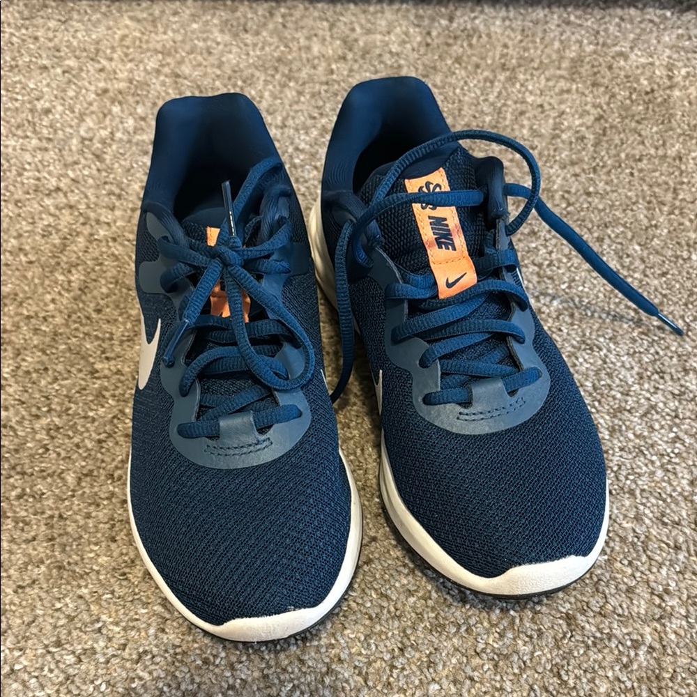 Nike Blue and Orange Sneakers